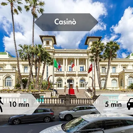Beach&casino - Modern X4 With Parking Ac Wifi 圣雷默
